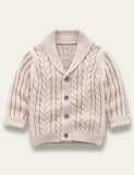 Multicolor Handsome Knit Cardigan - Bebehanna