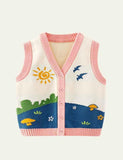 Gilet cardigan de style pastoral