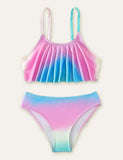 Rainbow Gradient Color Swimsuit - Bebehanna