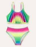 Rainbow Gradient Color Swimsuit - Bebehanna