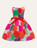 Rainbow Polka Dot Party Dress - Bebehanna