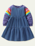 Rainbow Sleeve Dress - Bebehanna