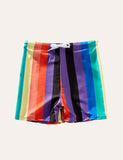 Shorts de natação arco-íris
