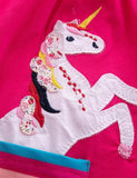 Rainbow Unicorn Appliqué Dress - Bebehanna