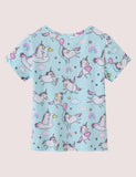 Rainbow Unicorn Full Printed T-shirt - Bebehanna