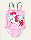 Rainbow Unicorn One-Piece Swimsuit - Bebehanna
