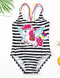 Rainbow Unicorn One-Piece Swimsuit - Bebehanna