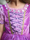 Rapunzel Sparkling LED Costume 3T-9Y -Uporpor - Bebehanna
