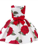 Rose PrintedParty Dress - Bebehanna