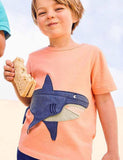 Shark Appliqué T-shirt - Bebehanna