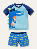 Maillot de bain imprimé dinosaure requin