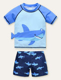 Shark Dinosaur Printed Swimsuit - Bebehanna