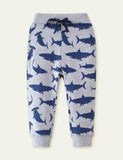 Shark Print Sweatpants - Bebehanna