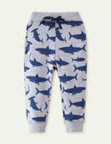 Joggingbroek met haaienprint