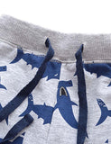 Shark Print Sweatpants - Bebehanna