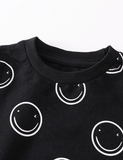Smiley Printed Sweatshirt - Bebehanna