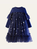 Starry Sky Mesh festkjole