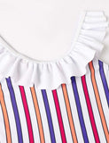 Striped Printed Family Matching Swimsuit - Bebehanna