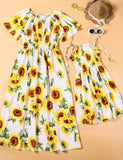 Sunflower Family Matching Dress - Bebehanna