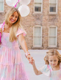 Tie-Dye Sleeve Family Matching Dress - Bebehanna