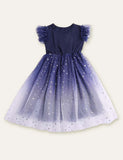 Somente hoje - vestido de festa Starry Sky Mesh