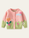 Tulip Garden Sweater Cardigan - Bebehanna