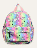 Unicorn Dinosaur Full Printed Schoolbag Backpack - Bebehanna