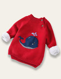 Velvet Whale Sweater - Bebehanna