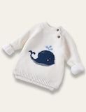 Velvet Whale Sweater - Bebehanna