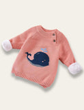 Velvet Whale Sweater - Bebehanna