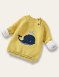 Velvet Whale Sweater - Bebehanna