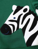 Zebra Appliqué Casual Sweatshirt - Bebehanna